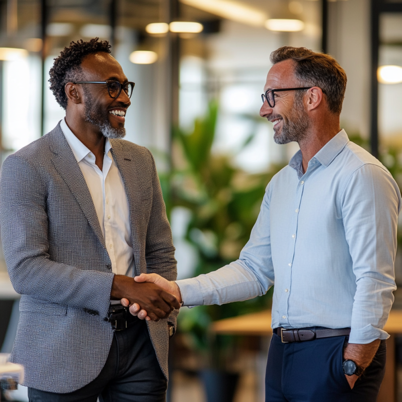 Mensen werkzaam in office